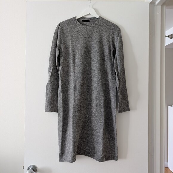 Grey Wool Jumper Dress Size S - Picture 1 of 2